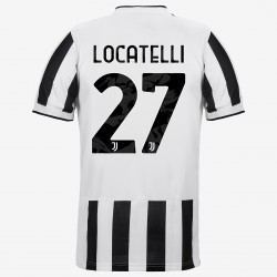 Camisola Juventus Manuel Locatelli 27 Equipamento Primeiro 2021-2022 Manga Curta